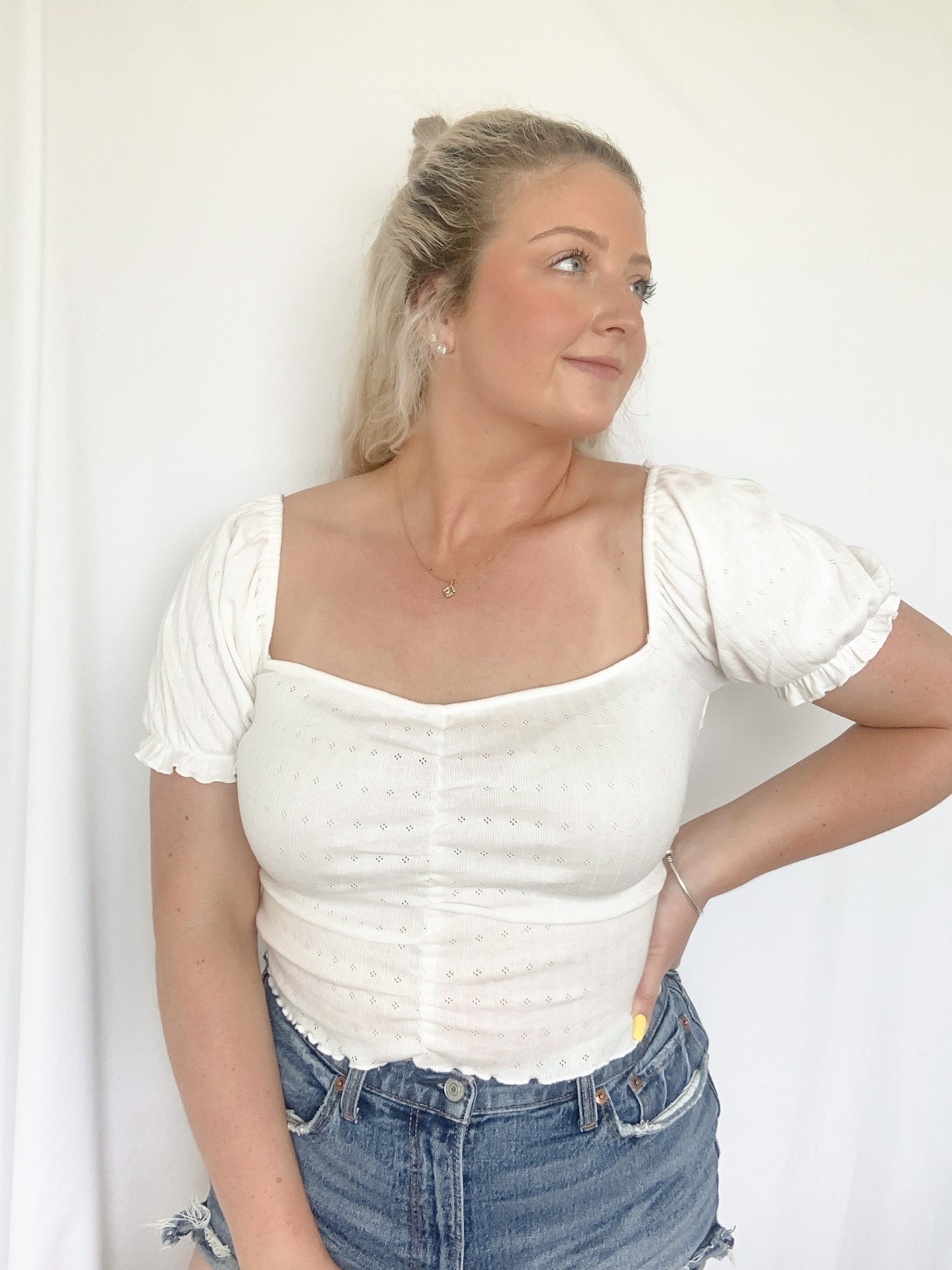 Skylar Top - White